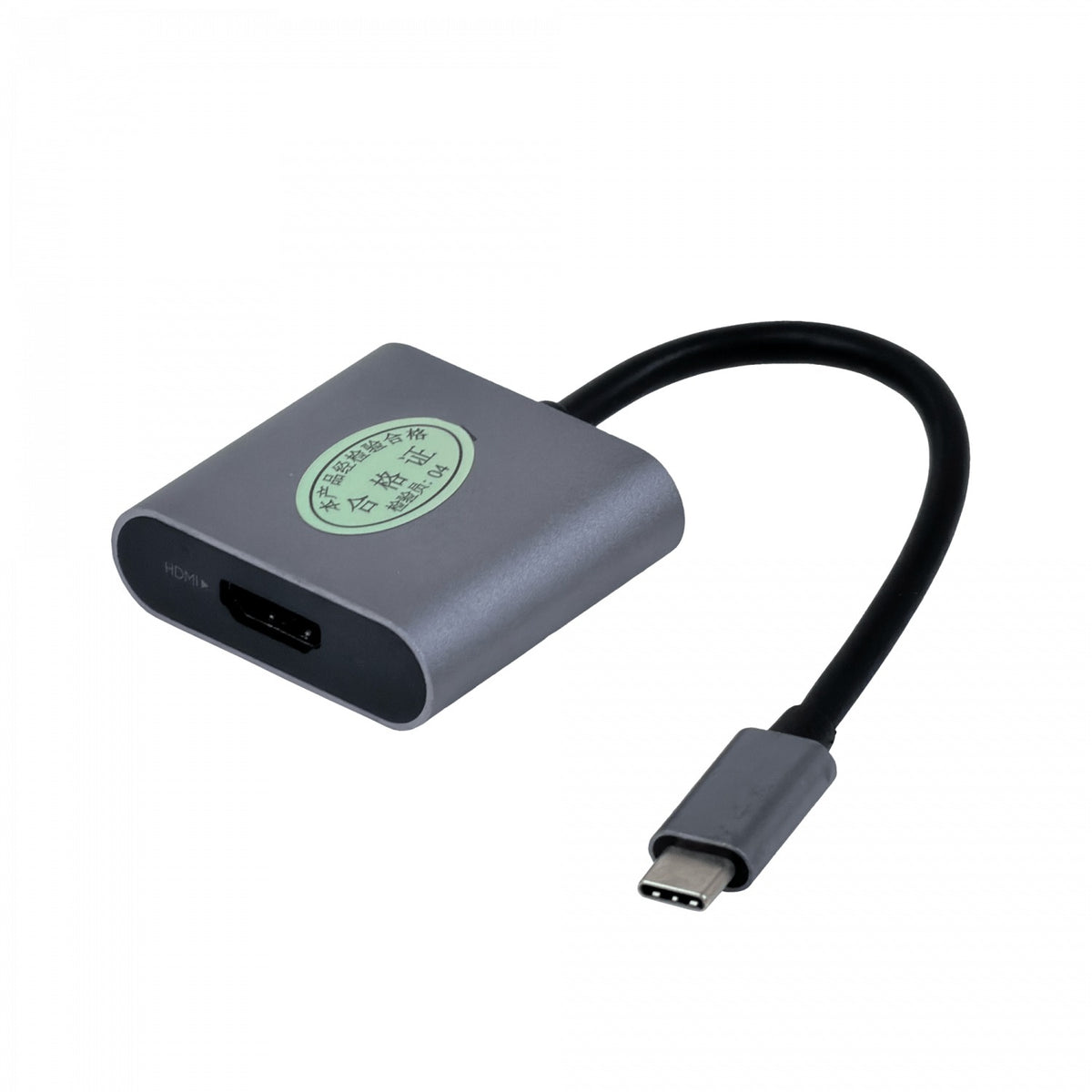 USBC-HDMI-4K Cable Adaptador de 13cm de USB-C Macho a HDMI Hembra, Resolución UHD 4K 3840x2160 a 60Hz