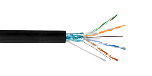 CBXC-FN3 LINKCHIP AWG25/0,45mm CCA ExteriorPE Negro Cable F/UTP 305mt Aleacion