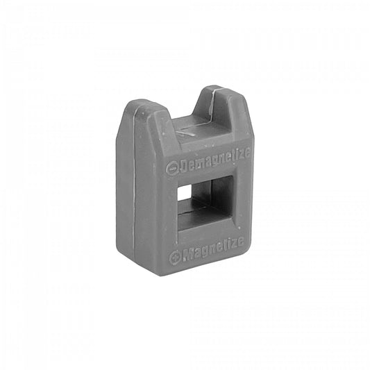 LLADOR-MAG Dispositivo magnetizador y desmagnetizador de color gris para puntas de destornillador