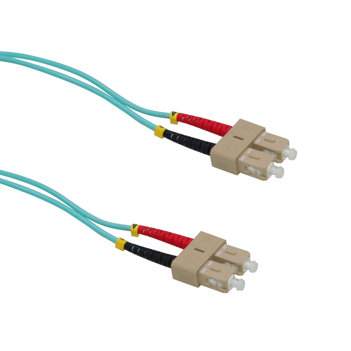 JF3CC1 1 metro SC-SC OM3 Multimodo MM Dúplex Latiguillo Fibra 3.0mm 50/125um LSZH