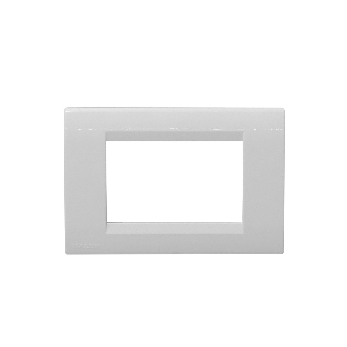 KEP-Y KALOP Placa de Pared Civil 3-Tomas Blanco Cubierta 3-Módulos 122x82mm KL/KS40710