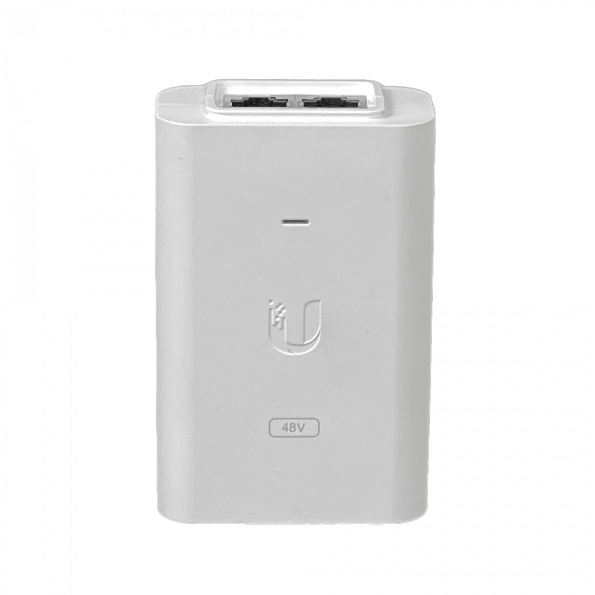 POE-48-24W-G-LIQ REACONDICIONADO UBIQUITI Velocidad Gigabit PoE 48V 24W 2-RJ45 220VAC UBI-POE-48-5G req-CaB