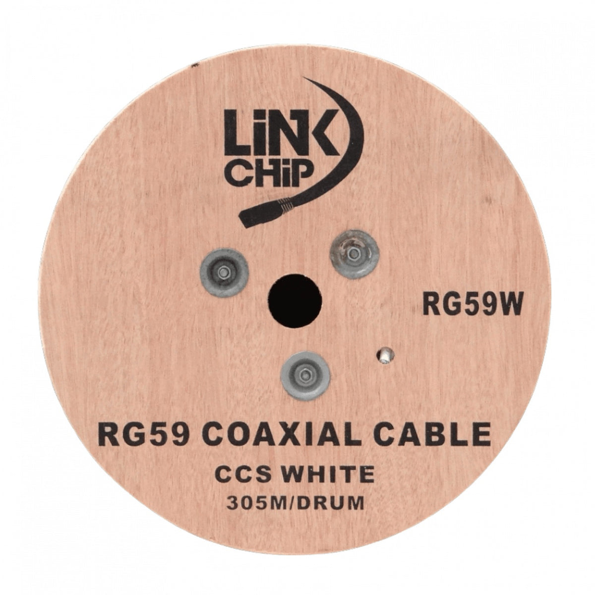 RG59W-LIQ RG59 270mt Blanco Aleación-CCS Cable Coaxial RG-59
