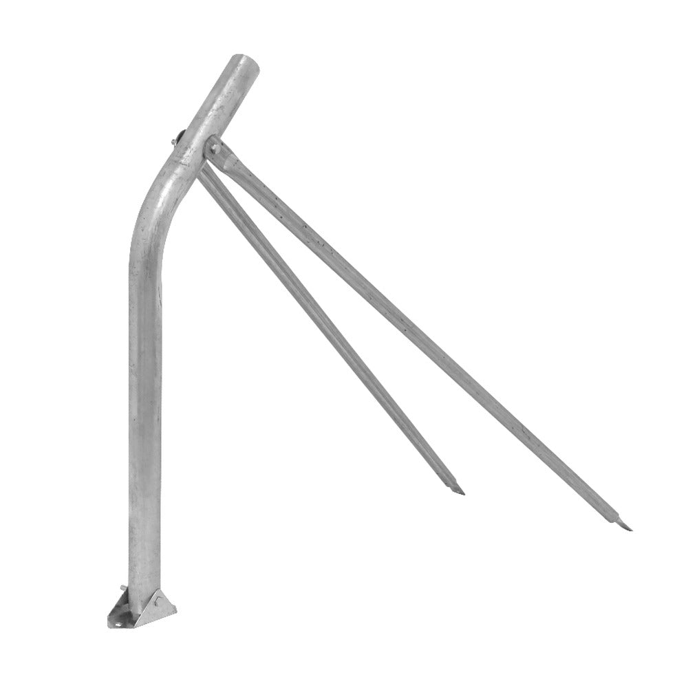 BAM-83 Trípode de Soporte 80cm Zincado con Pintura UV 2 Patas Ajustable 120-200cm
