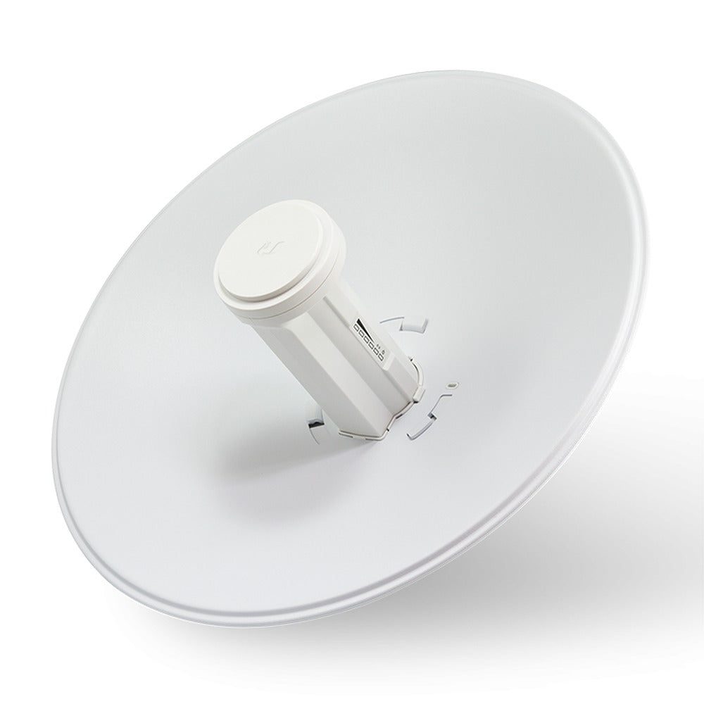 PBE-M5-300. Antena PowerBeam de exterior de 5 GHz, 22 dBi, 300 mm, con PoE de 24 V incluido, referencia PBE-M5-300-EU. UBIQUITI