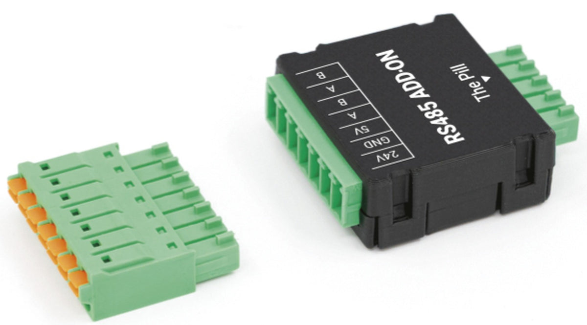Módulo Shelly Modbus RS485 Add-on para The Pill by Shelly, Comunicación RS485 y Modbus-RTU
