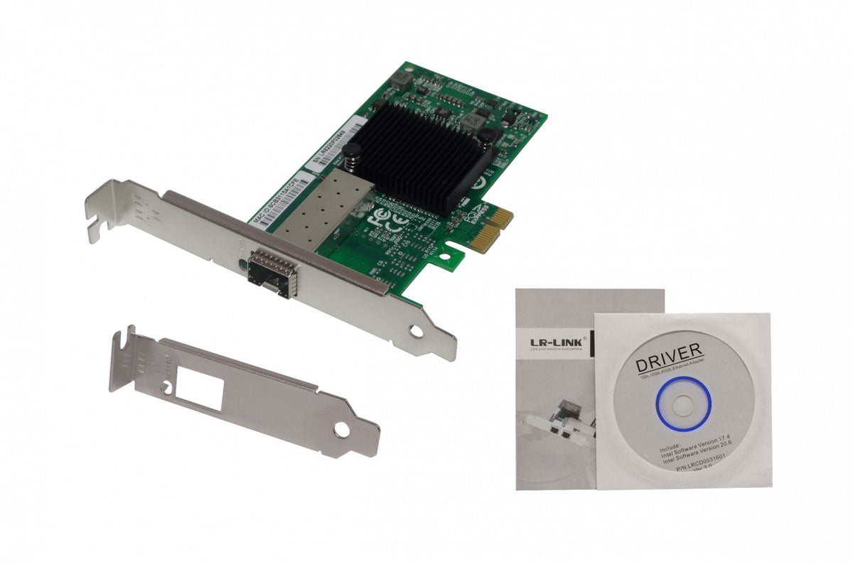 PCIE-1SFP LRLINK PCIe-x1 1-SFP 1G NIC LREC6220PF-SFP Placa para Servidor