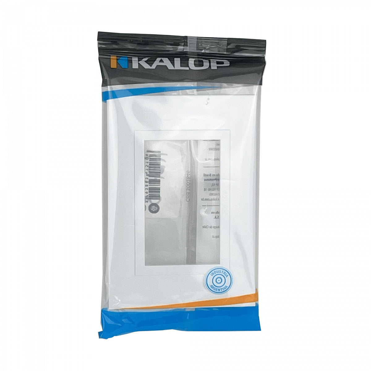 KEP-3 KALOP Placa Blanca Zen 3-Puestos Básica Cubierta 3-Módulo 128x89mm KS41510