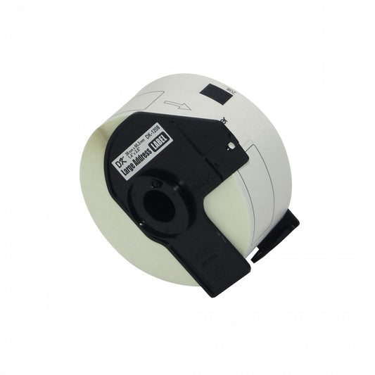 DK1208 Brother 38x90mm 400-Etiquetas Autoadhesivas de Papel Blanco para impresoras serie-QL 4x9cm