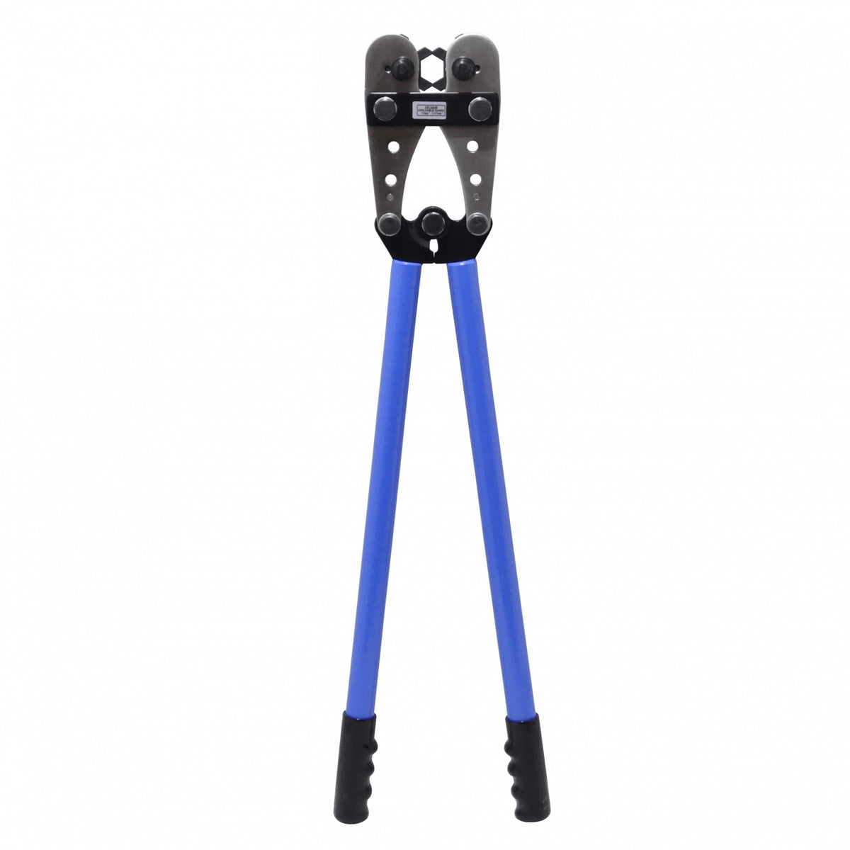 HX-240B Crimpadora de férrulas de 75cm de largo para terminales de 70 a 240mm², con matrices para 70, 95, 120, 150, 185 y 240.