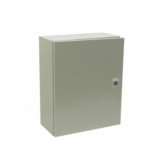 ST4-520 TIBOX 500x400x200mm 1-puerta-sin/Cerradura Caja Metálica IP66 Beige