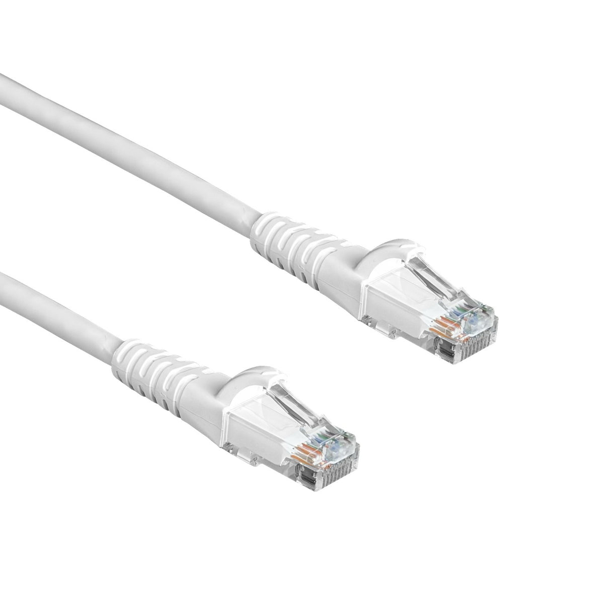 CP6W-30L LINKMADE Cable de conexión Cat6 U/UTP multifilar de 3 metros, color blanco, con cubierta LSZH e inyectado