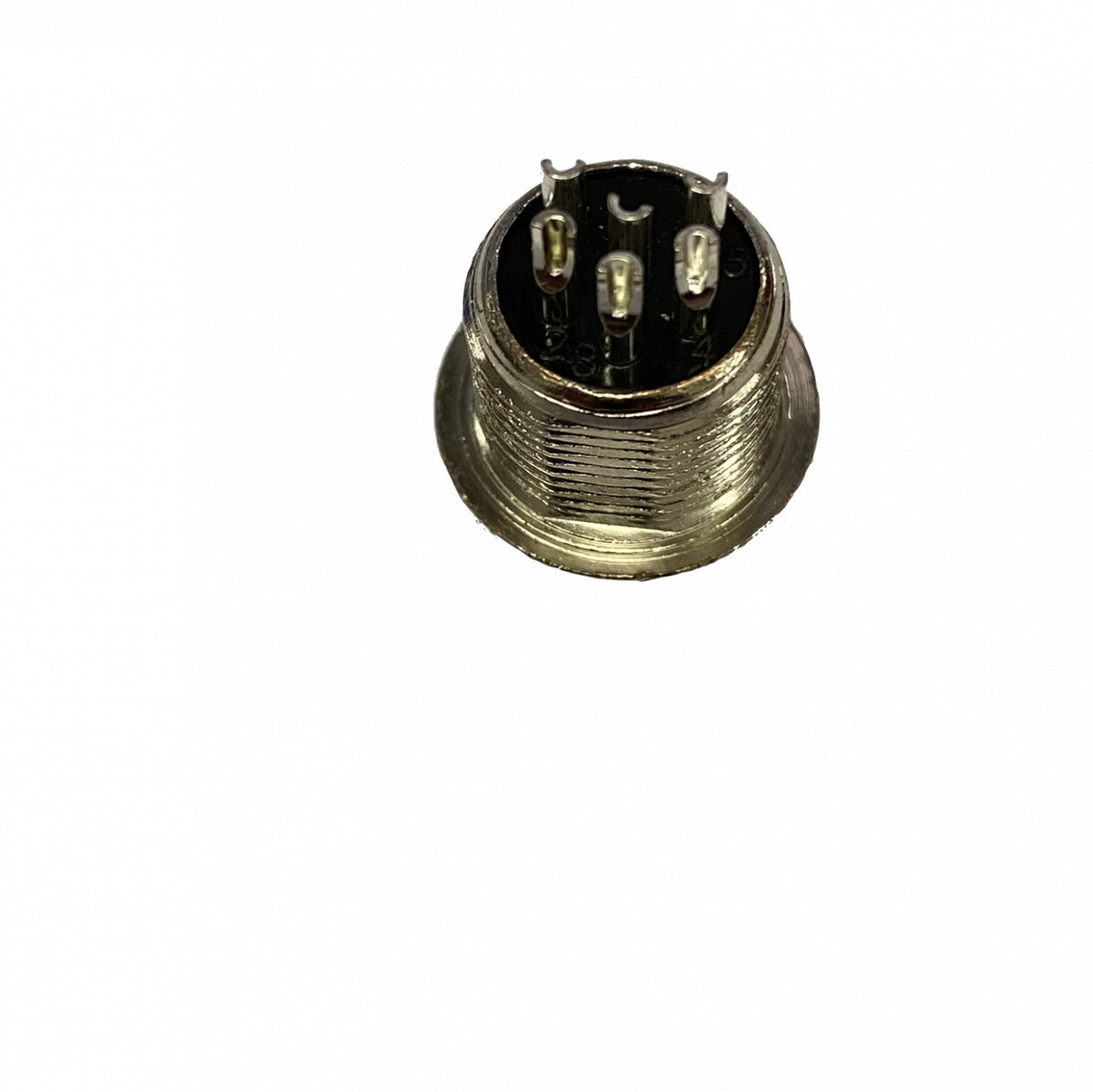 GX12MV-6 6-pin Macho Volante Conector GX12 Soldable Aviacion