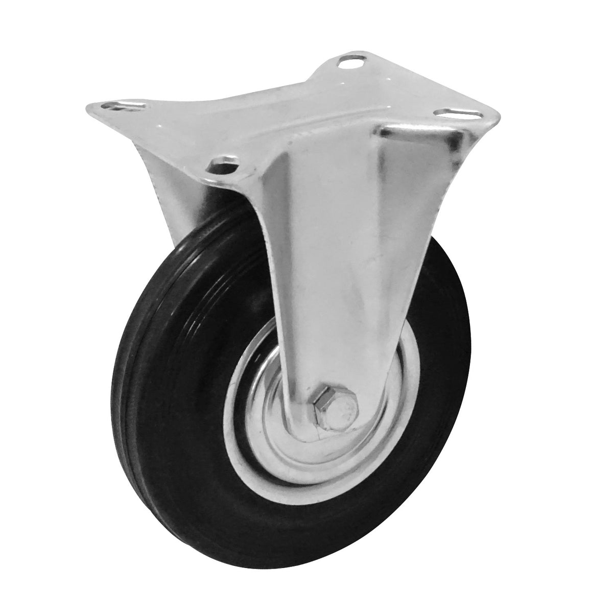 RUEDA-5 Rueda 5-pulgadas Fija Negra Soporta-125Kg 85x100x155mm