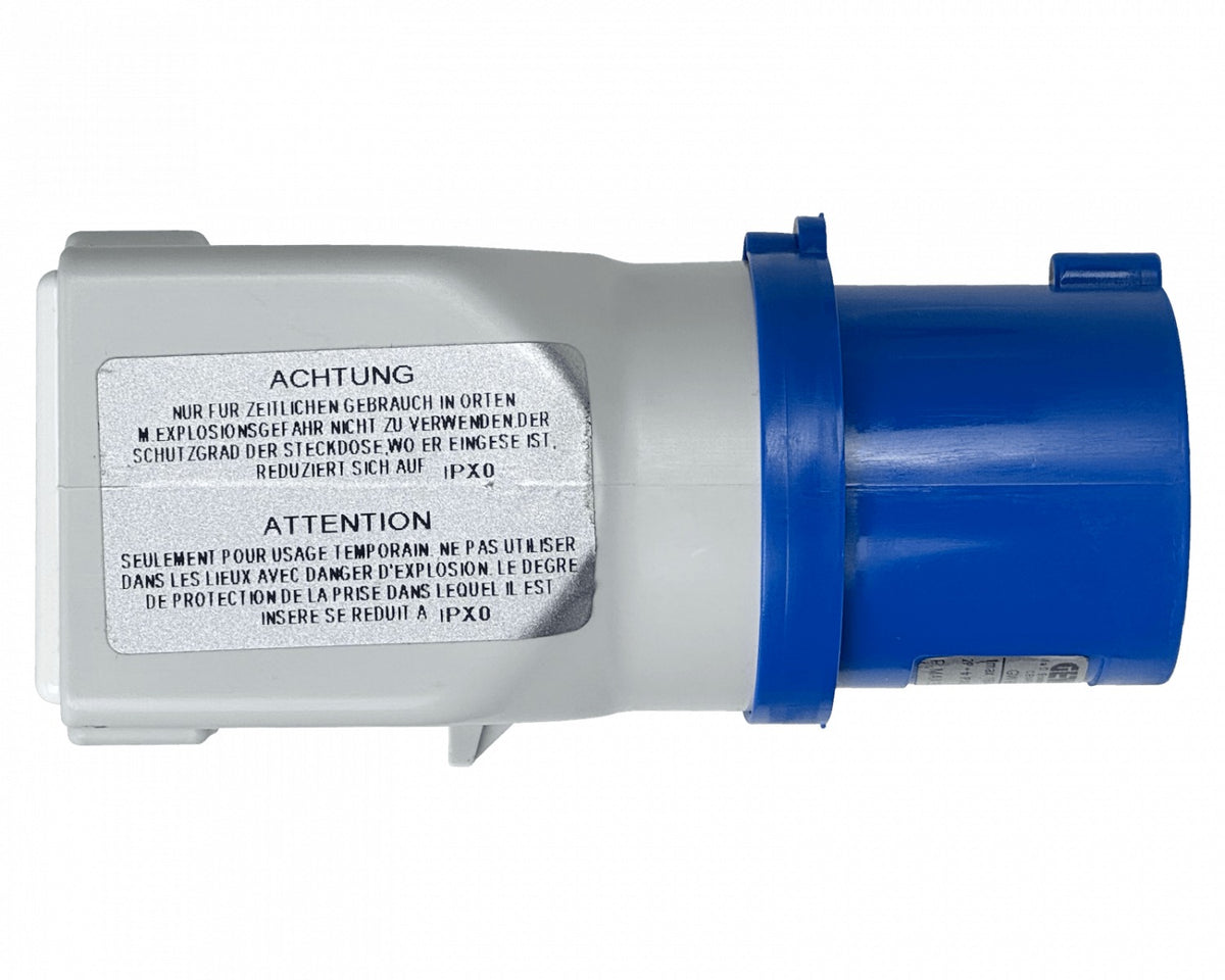 162P GEWISS industrial 1-Clavija Macho 16A 2-Base-H 10A/16A 2P+T IP44 250V