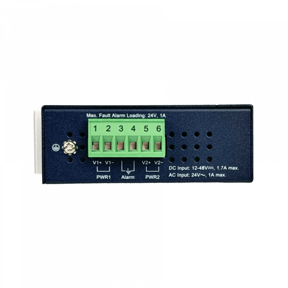 IGS-5224 PLANET 4 puertos 1000 1 SFP 1 SFP-2.5G Conmutador Industrial Administrable Capa 2 Montaje Riel-DIN 12-48VDC