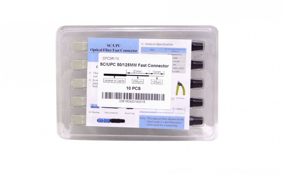 CFC3R-10 SC MM 50/125 10-unidades Empalme Rapido MultiModo SX