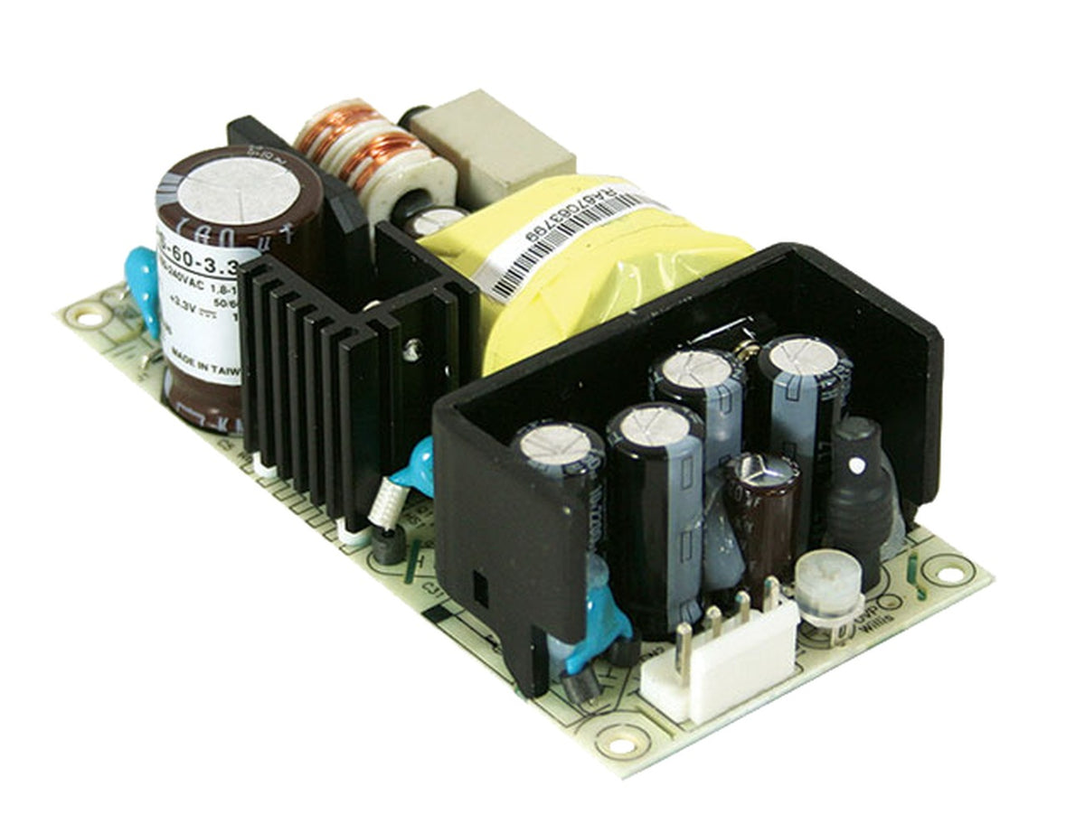 Fuente de poder open frame médica 60W RPS-60 - 12V