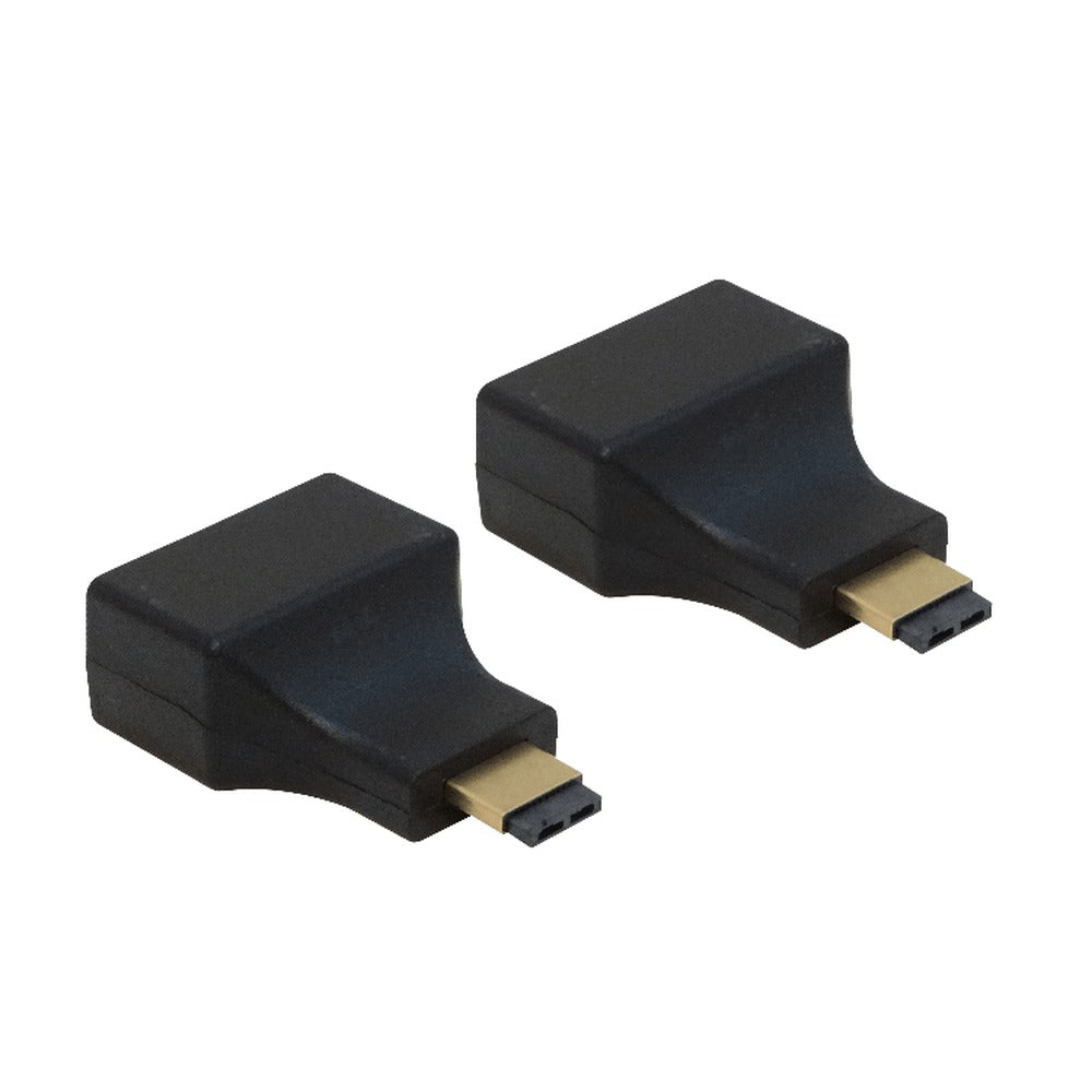 HDMI-30U Alargador Sin Amplificación HDMI 2-Cables-UTP CAT5E Hasta 30 Metros RJ45