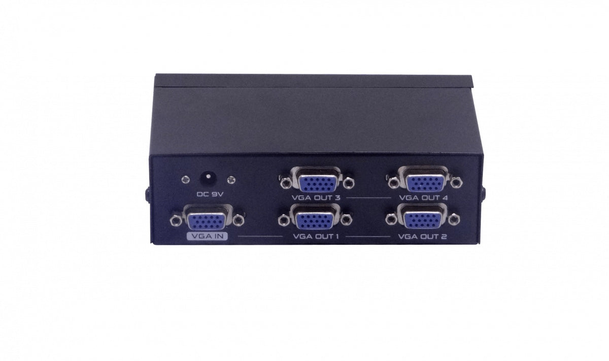 VGA-1X4 Distribuidor de Video 4-VGA-H 1-VGA-H 1920x1440max 5-DB15-H incl-9V