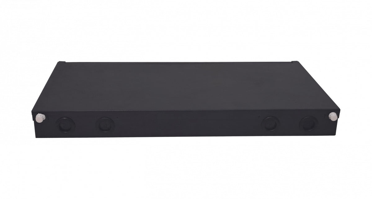CFR12TF LINKMADE Panel Fijo para 12-ST-FC Repartidor de Fibra 1U REQUIERE-ACOPLADORES-REDONDOS