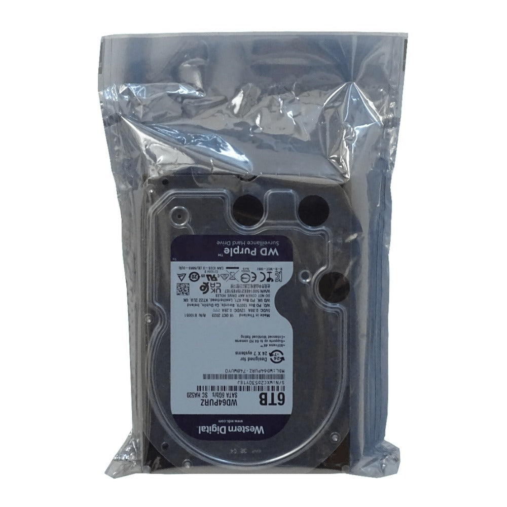 WD64PURZ WESTERNDIGITAL Disco Rígido Interno de 6TB 256MB caché 6Gb/s 175MB/s formato 3,5 pulgadas interfaz SATA