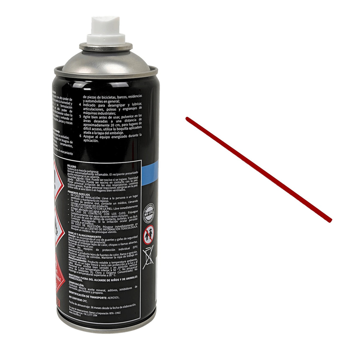 REX-40-400 REX Aerosol Lubricante 400ml CO2 Antioxidante REX-40