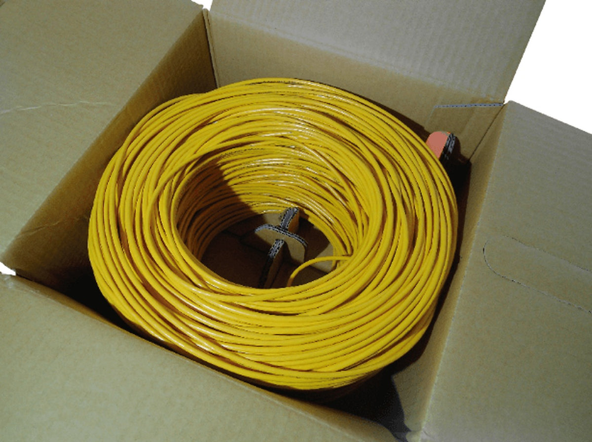 CBL-MM3 Cable multifilar UTP de cobre Cat5E color amarillo de 300 metros para patch LINKMADE