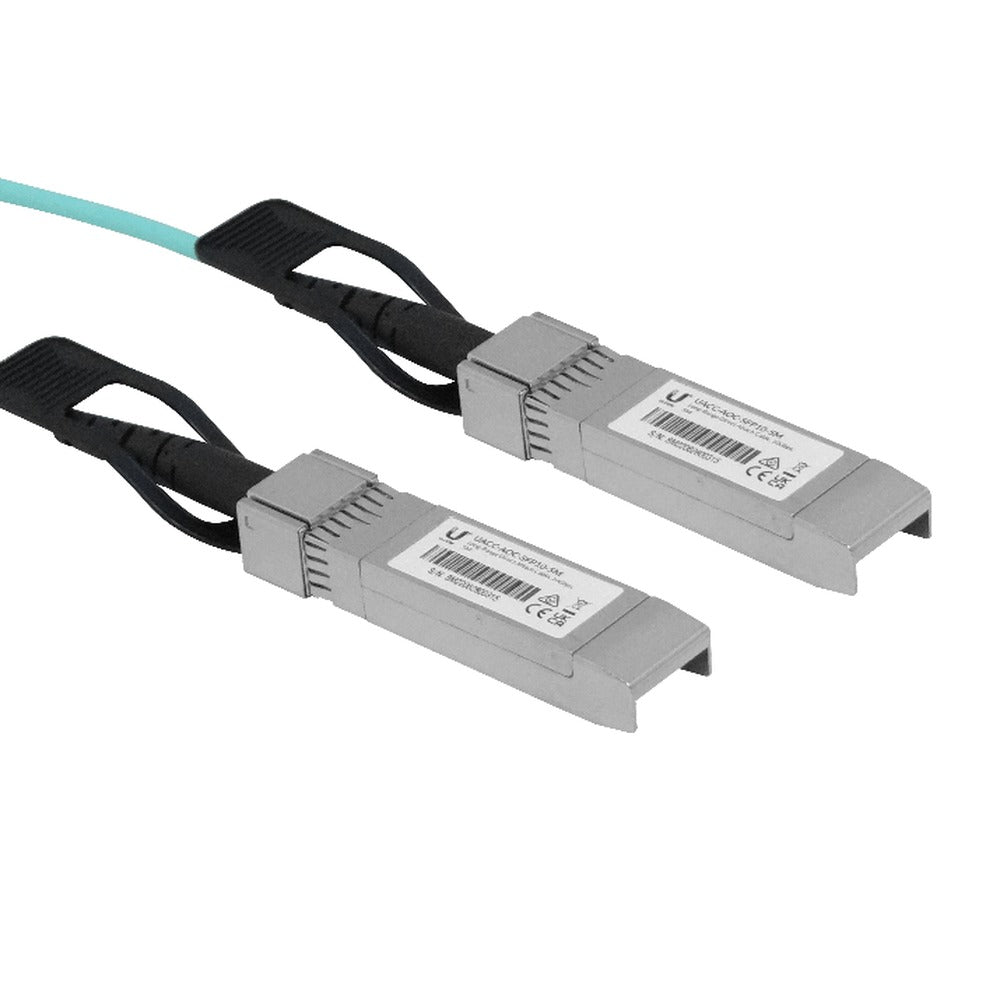 UA1-5. Cable de interconexión UI de 5 metros SFP+ 10Gbps, fibra multimodo de 3 mm, conexión directa UACC-AOC-SFP10-5M UACC-AOC-SFP10-5M UBIQUITI