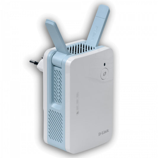 E15 D-LINK Extensor Inalámbrico WiFi6 AX1500 1200+300mbps Doble Banda 5GHz+2,4GHz Antena Integrada 1 Puerto Gigabit