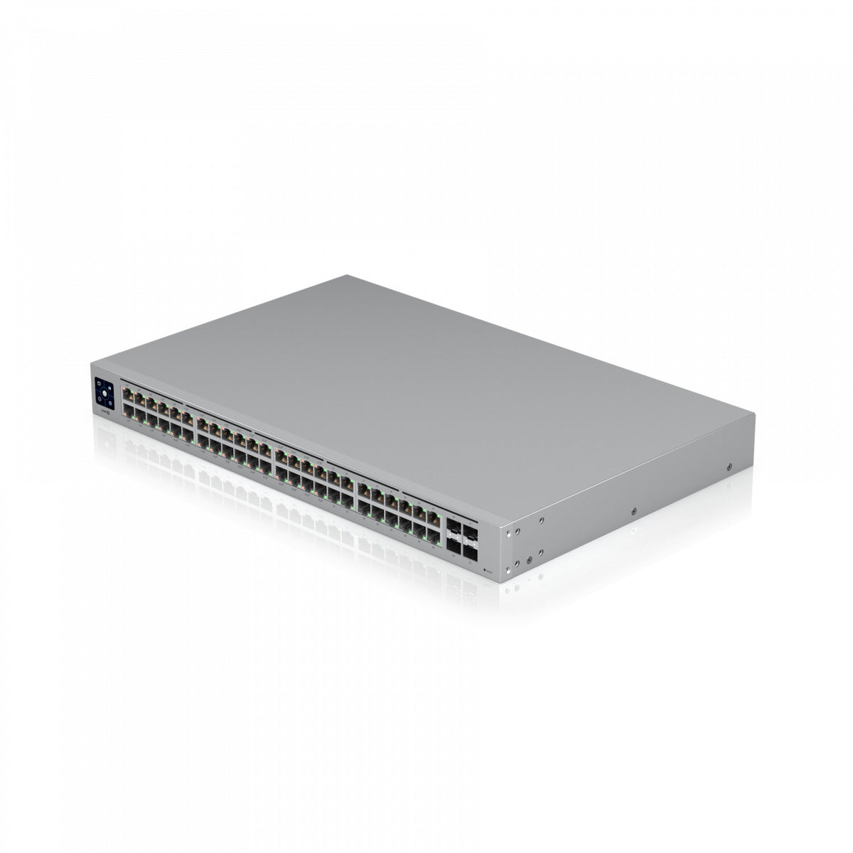 USW-48-POE. UI conmutador 195 W totales, 48 puertos 1000 (32 PoE 48af/52at), 4 SFP, requiere UniFi USW-48-POE-EU UBIQUITI