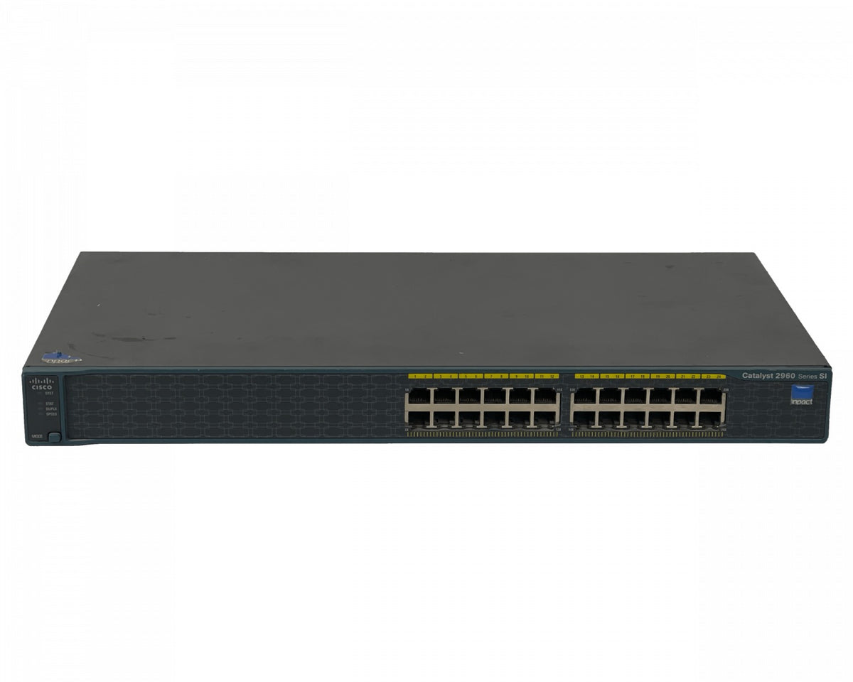 WS-C2960-24-S USADO CONMUTADOR CISCO 24 PUERTOS 10/100 IMAGEN LAN LITE