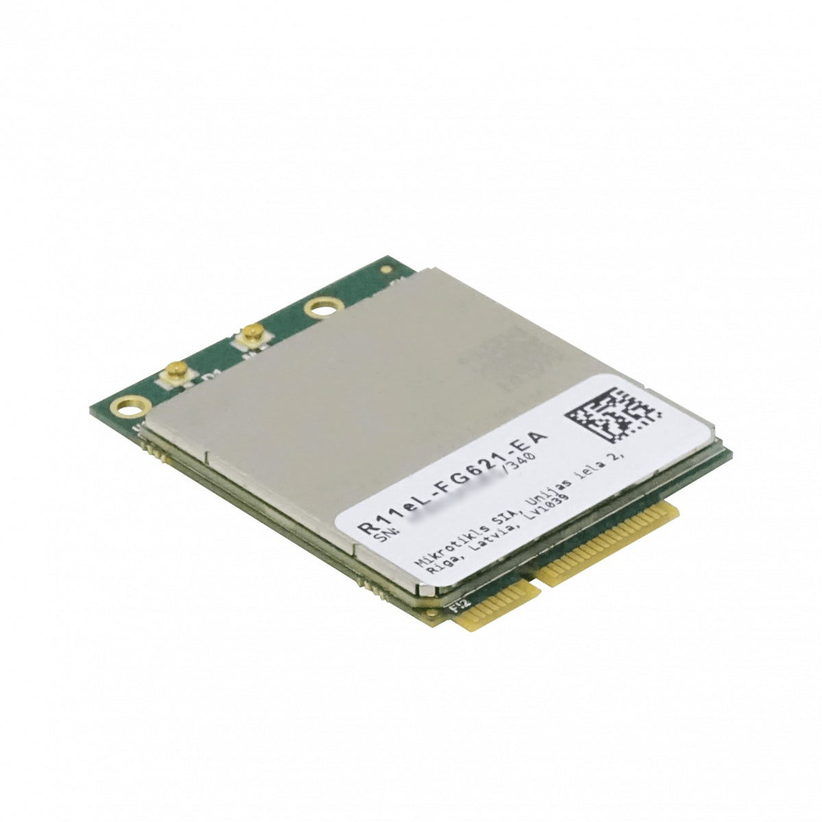 R11EL-FG621-EA MIKROTIK 2-U.FL LTE6-1/3/5/7/8/20/28/38/40/41 3G-R8 Tarjeta MiniPCIe 300mbps