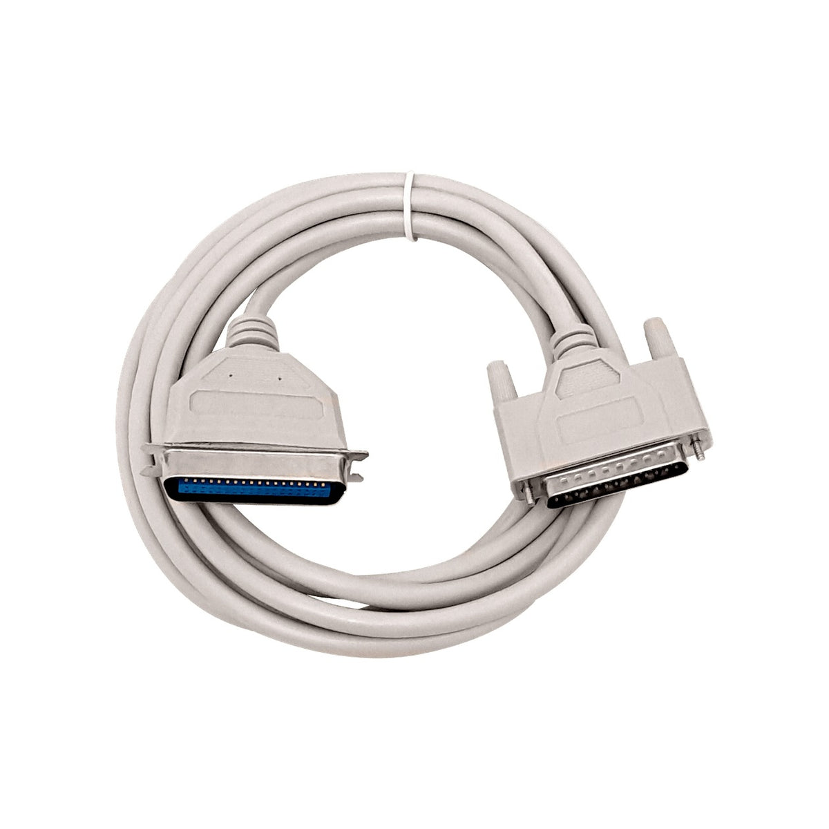 DB25CEN363 Cable Paralelo 2,5mt p/Impresora DB25-Macho CEN36 Gris VW-1 Centronics