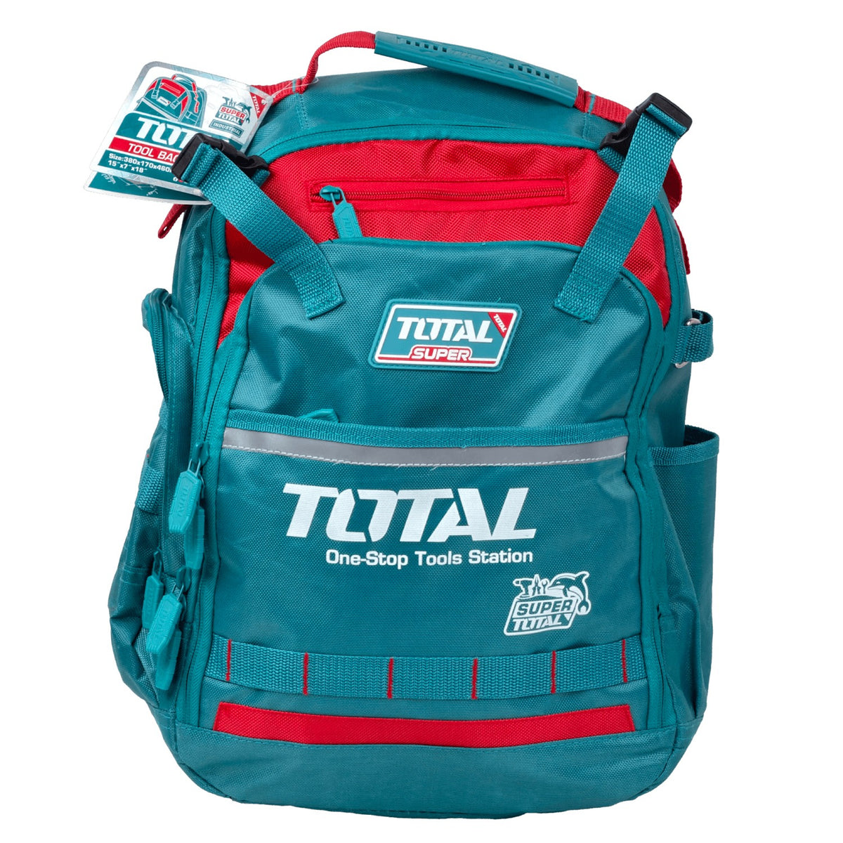 TOTAL-MOCHILA TOTAL Bolsa Portaherramientas Capacidad de Carga 8Kg Modelo THBP02025