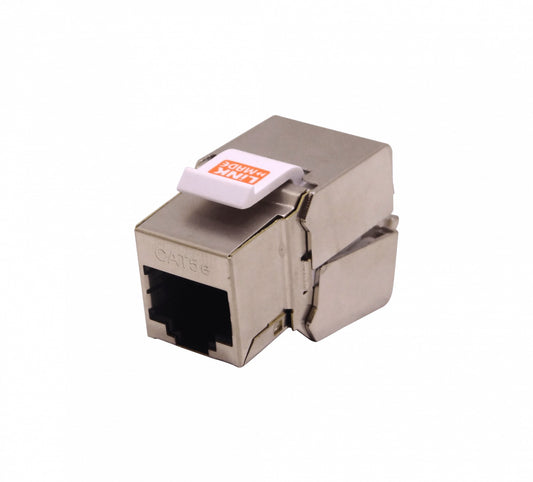 KP5SL LINKMADE Conector Keystone Blindado Cat5e Plata STP FTP F/UTP U/FTP Insertable