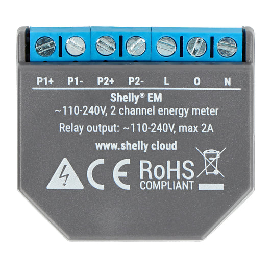 Medidor de Energía y Control de Contactor Operado por Wi-Fi