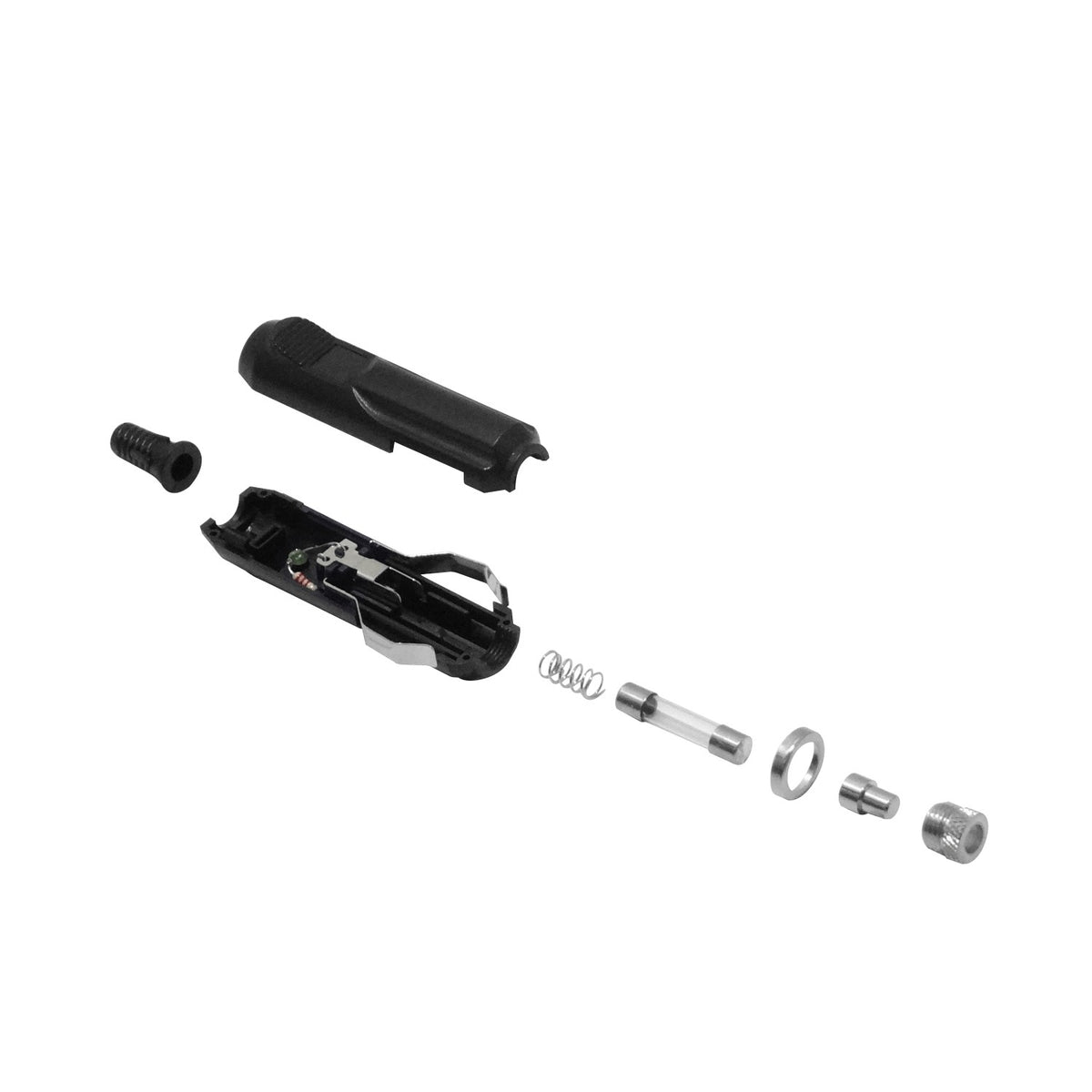 MACHO-AUTO Adaptador para Automóvil con Enchufe de 5 Amperios para Toma de Encendedor, Incluye Fusible de 5A