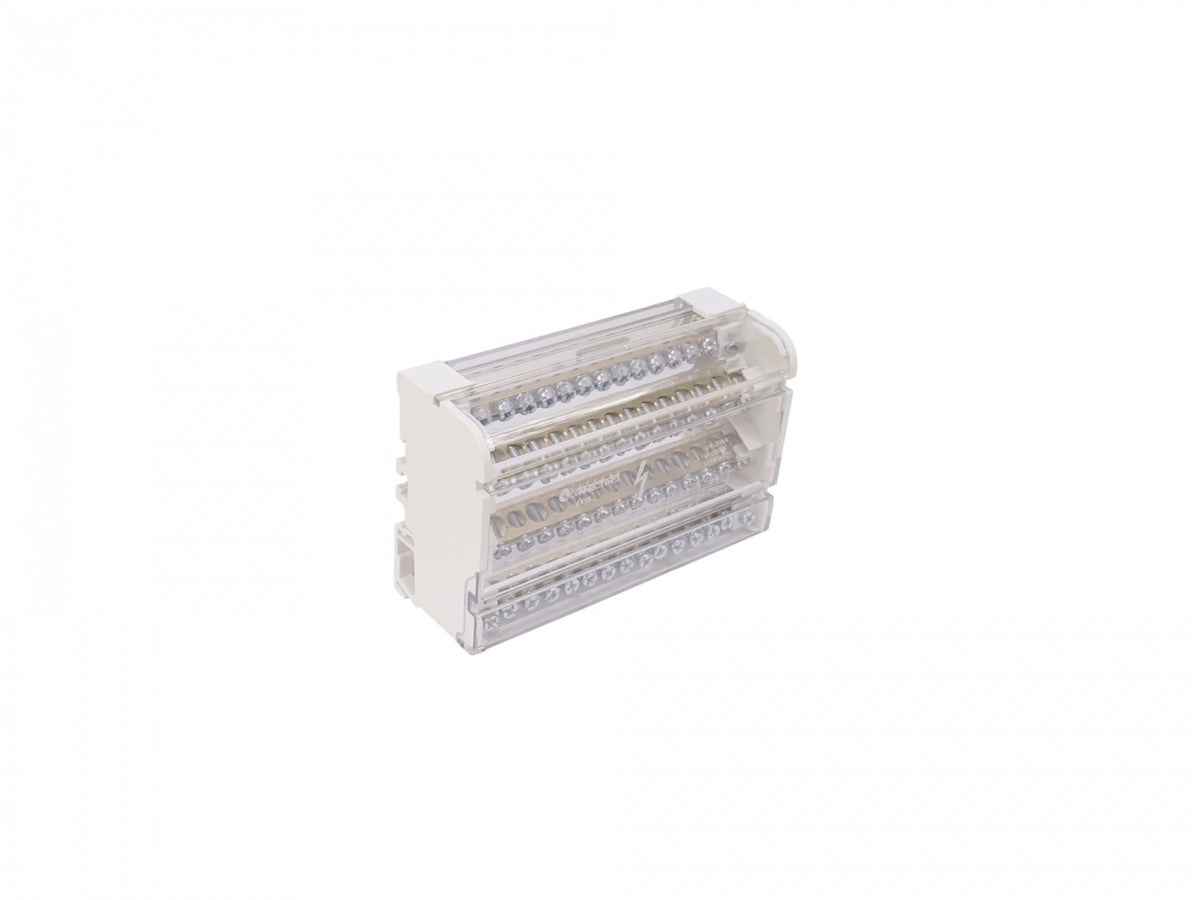 REPA-60. Distribuidor tetrapolar 4x15 de 125 A a 40 ºC, entradas 2x25 y 2x35, salidas 11x10 mm², referencia Art.6834