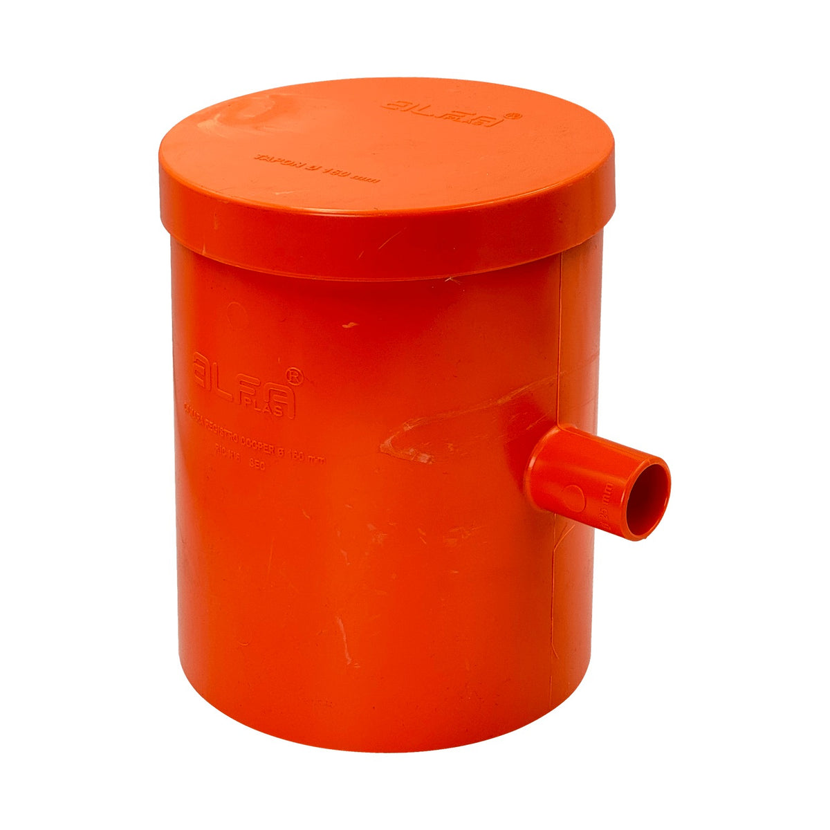 NVC160 160x25mm Naranja Cámara de inspección con tapa de PVC y certificación SEC