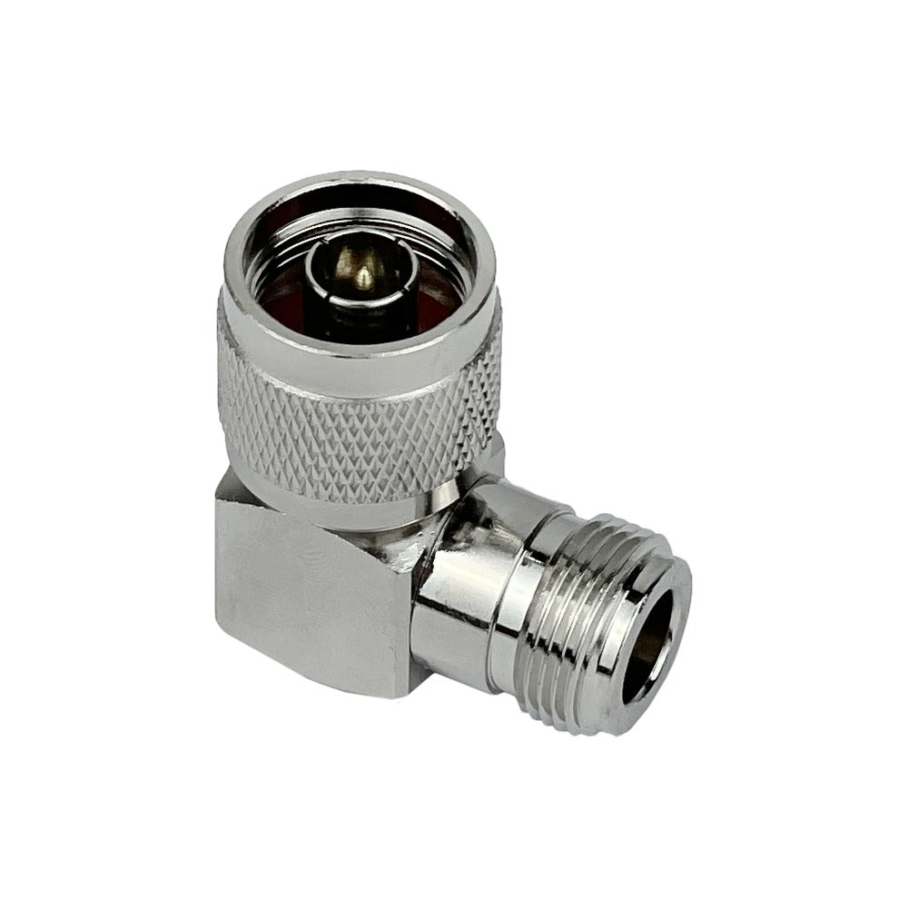 NHNM-90 Adaptador Acodado a 90 Grados Hembra N a Macho N para Cable Coaxial