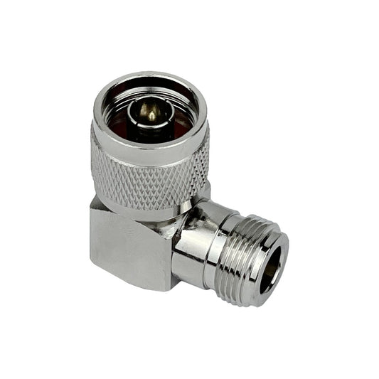 NHNM-90 Adaptador Acodado a 90 Grados Hembra N a Macho N para Cable Coaxial