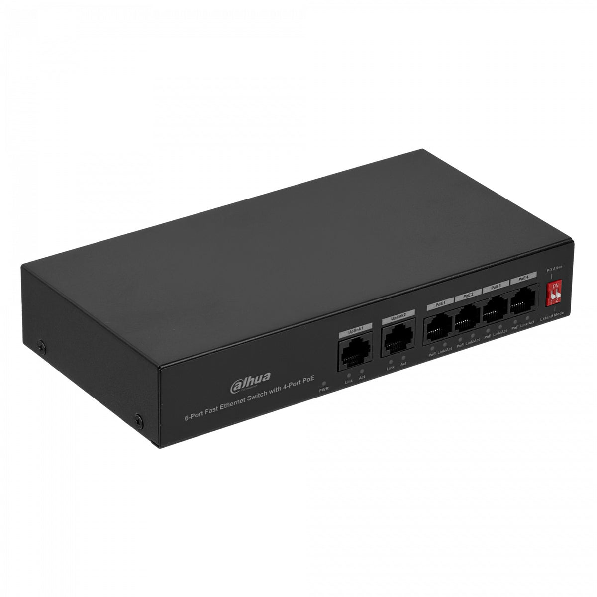 PFS3006 DAHUA Conmutador 6-100(4-PoE+af/at) 36W-total 100-240v