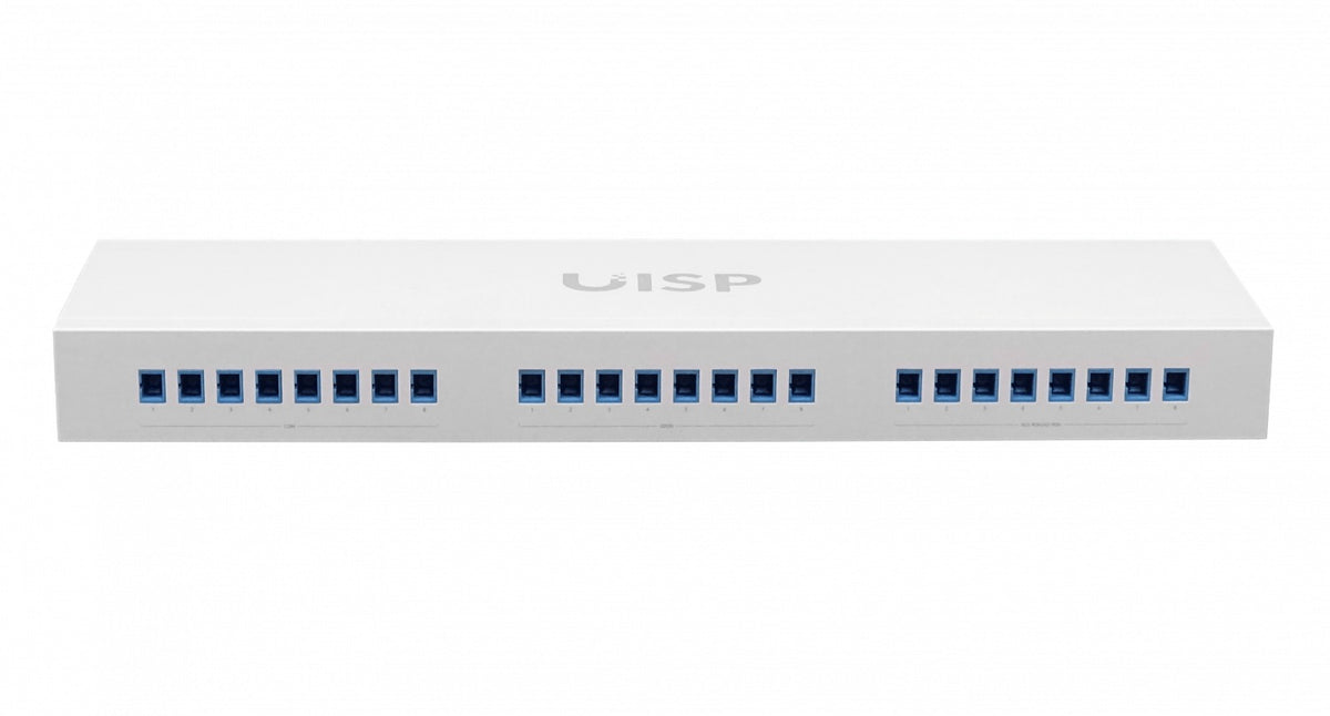 UACC-UF-WDM-XGS. UI UISP Fiber Coexistence WDM 8-SC/UPC 8-SC/UPC 8-SC/UPC UISP-FIBER-COEXISTENCE-WDM-FILTER UBIQUITI