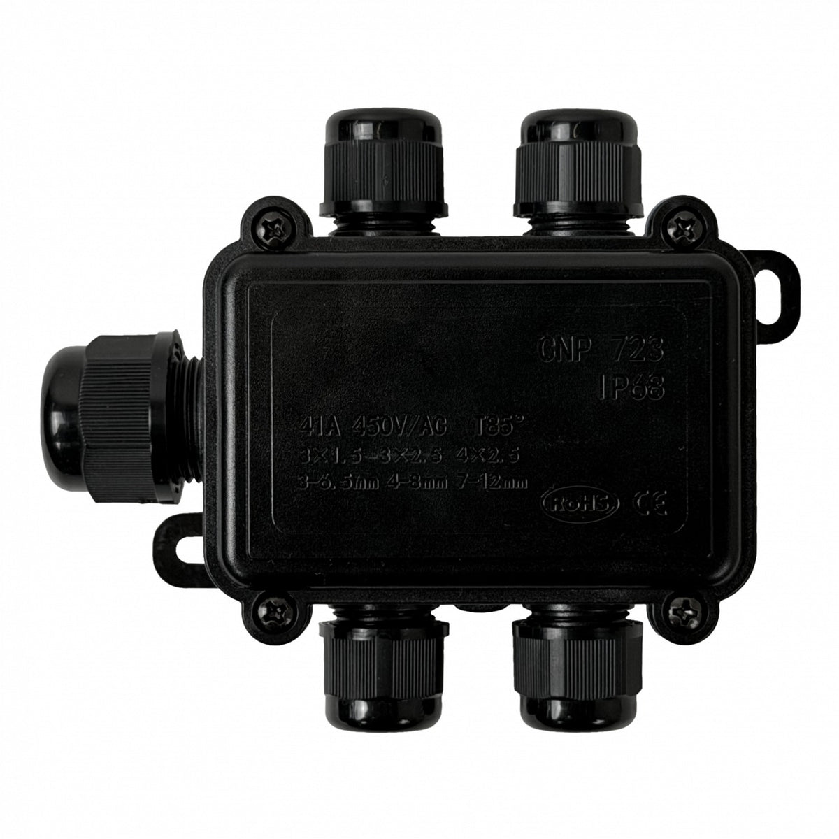 REG5X68 DEENLAI 1a4 3xPG9 2xPG18.5 IP68 Estanca Exterior Caja-Derivación x4 FSH713