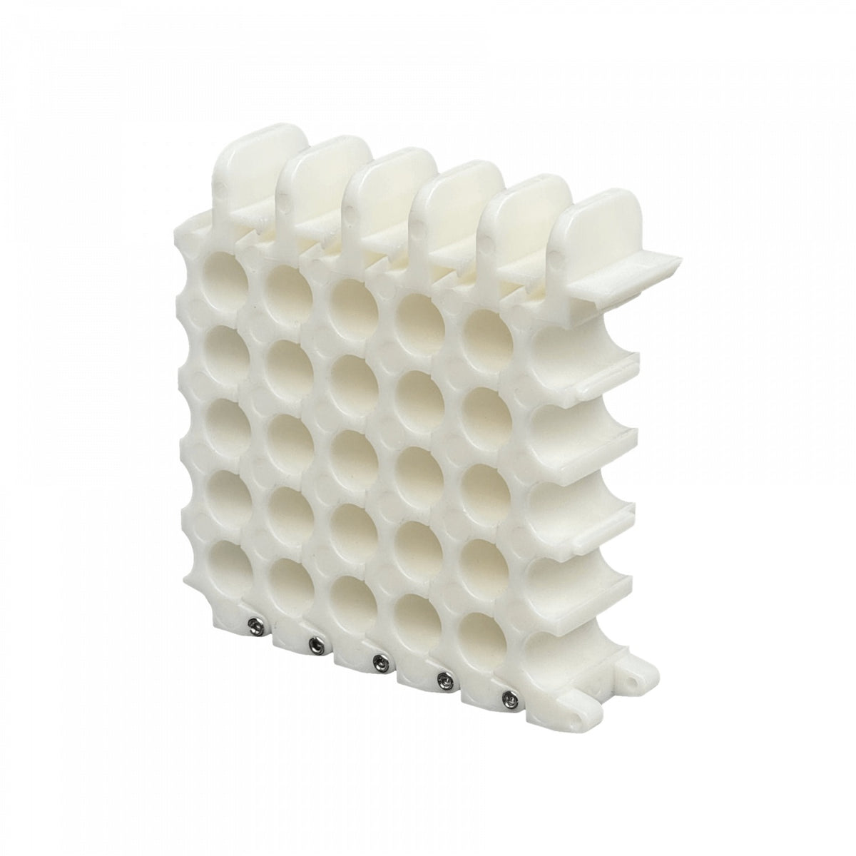 COMB-25 Organizador para 5x5 25 Conductores UTP/FTP máx-9mm Agrupador Manojo Blanco 8x8cm