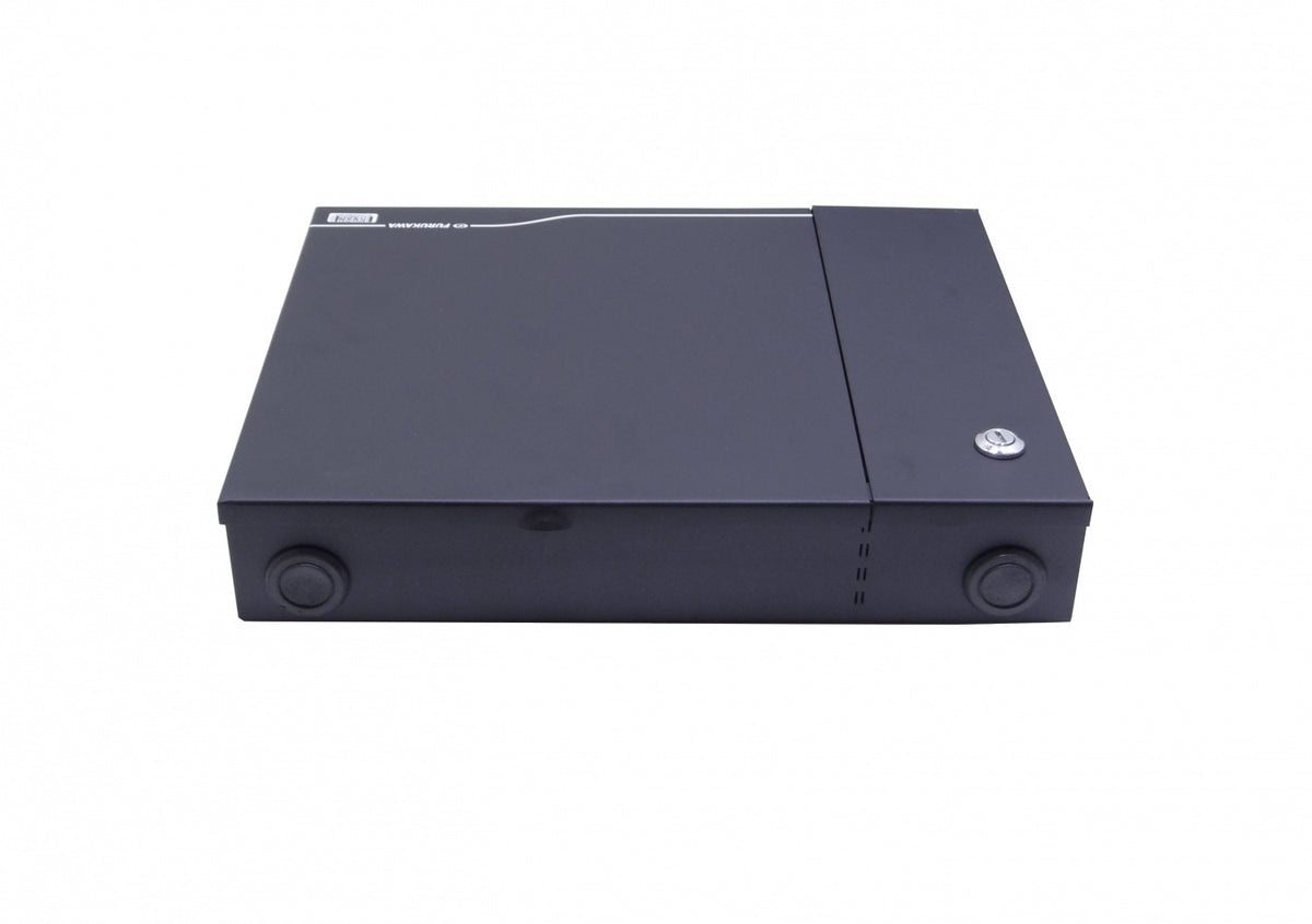 CFM-TFCL Caja Mural Negra para Fibra Óptica 24 Puertos SC/LC y ST/FC 423x325mm con 4 Adaptadores SC/APC