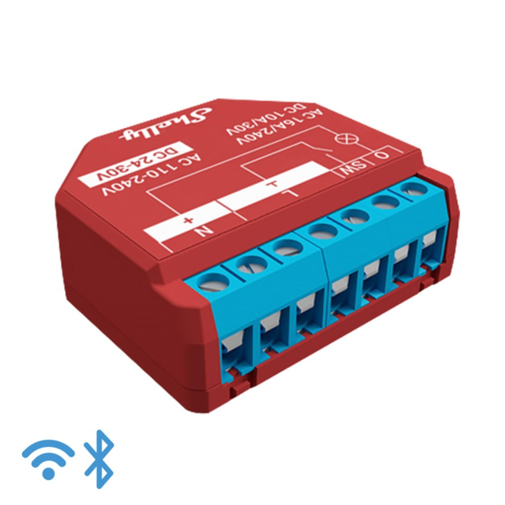 Relé inteligente con medidor de energía operado por WiFi, 1 canal 15A con contactos secos (Descontinuado) - Certificación UL