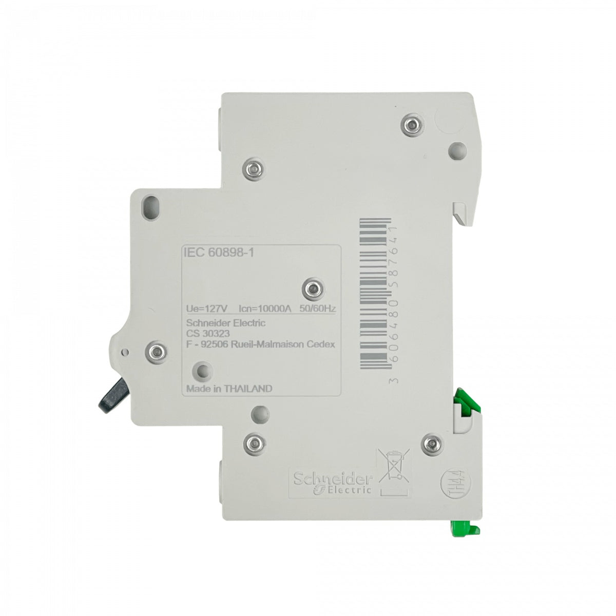 AUTOMATICO-16A Interruptor Automático Magnetotérmico Unipolar de 16A, Poder de Corte 10kA, Tensión 230/400V, Curva C16