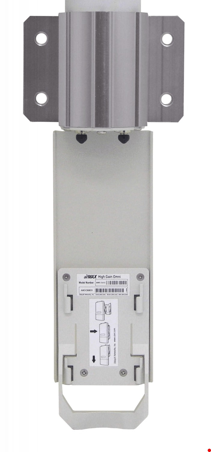 AMO-5G13-LIQ UBIQUITI USADO Antena Omnidireccional 13dBi Banda 5GHz 2x2 Conector 2-RPSMA Para Exterior